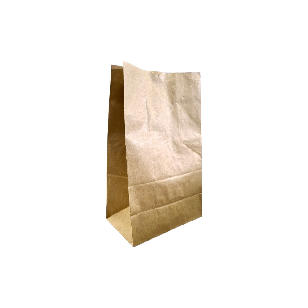 SACO DE ALIMENTACAO KRAFT 24X16,5X39CM LISO C/1 UN