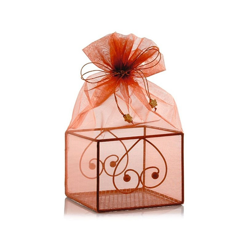 EMBALAGEM DE ORGANZA SACO GD BRONZE C/1 UN