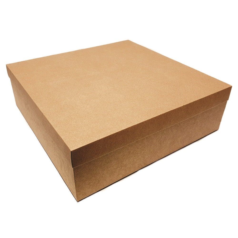 CX QUADRADA TAM M 33X33X10 - KRAFT