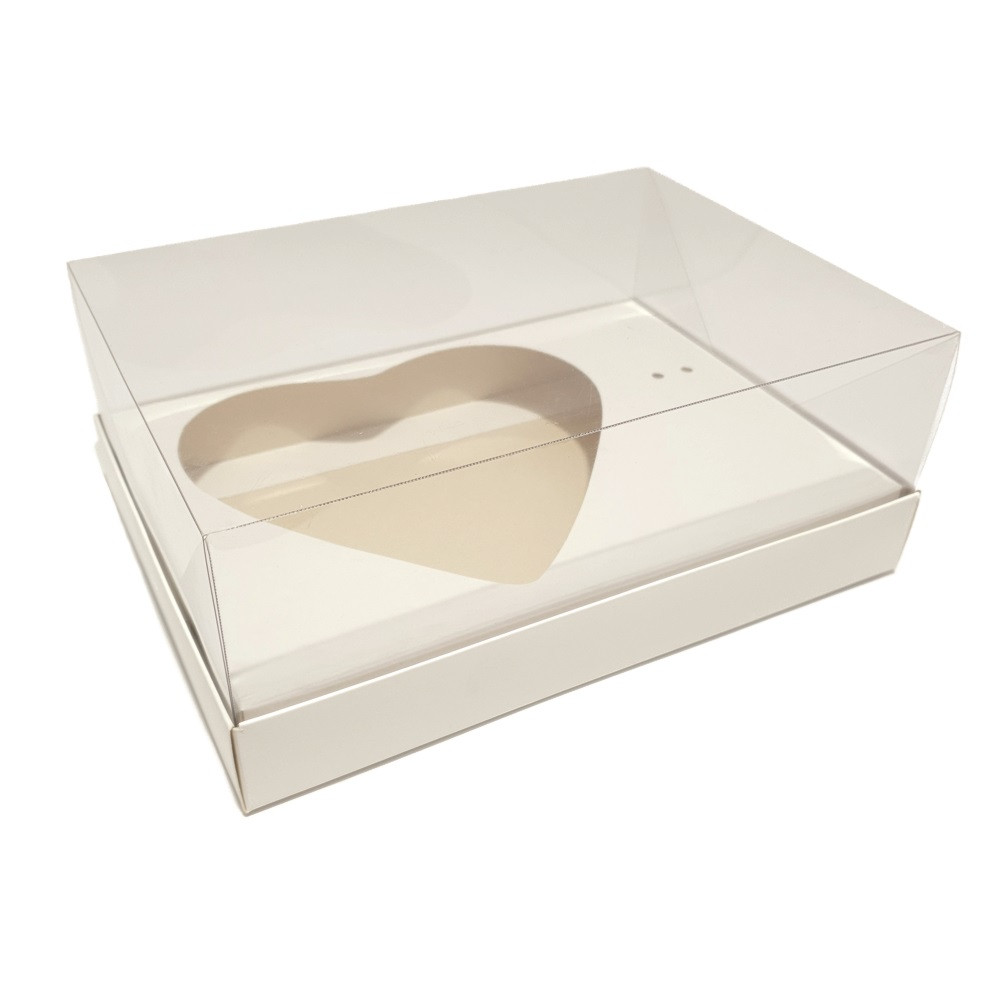 CX CORACAO 400 GRAMAS 21X14,5X8 DUPLA FACE - BRANCO