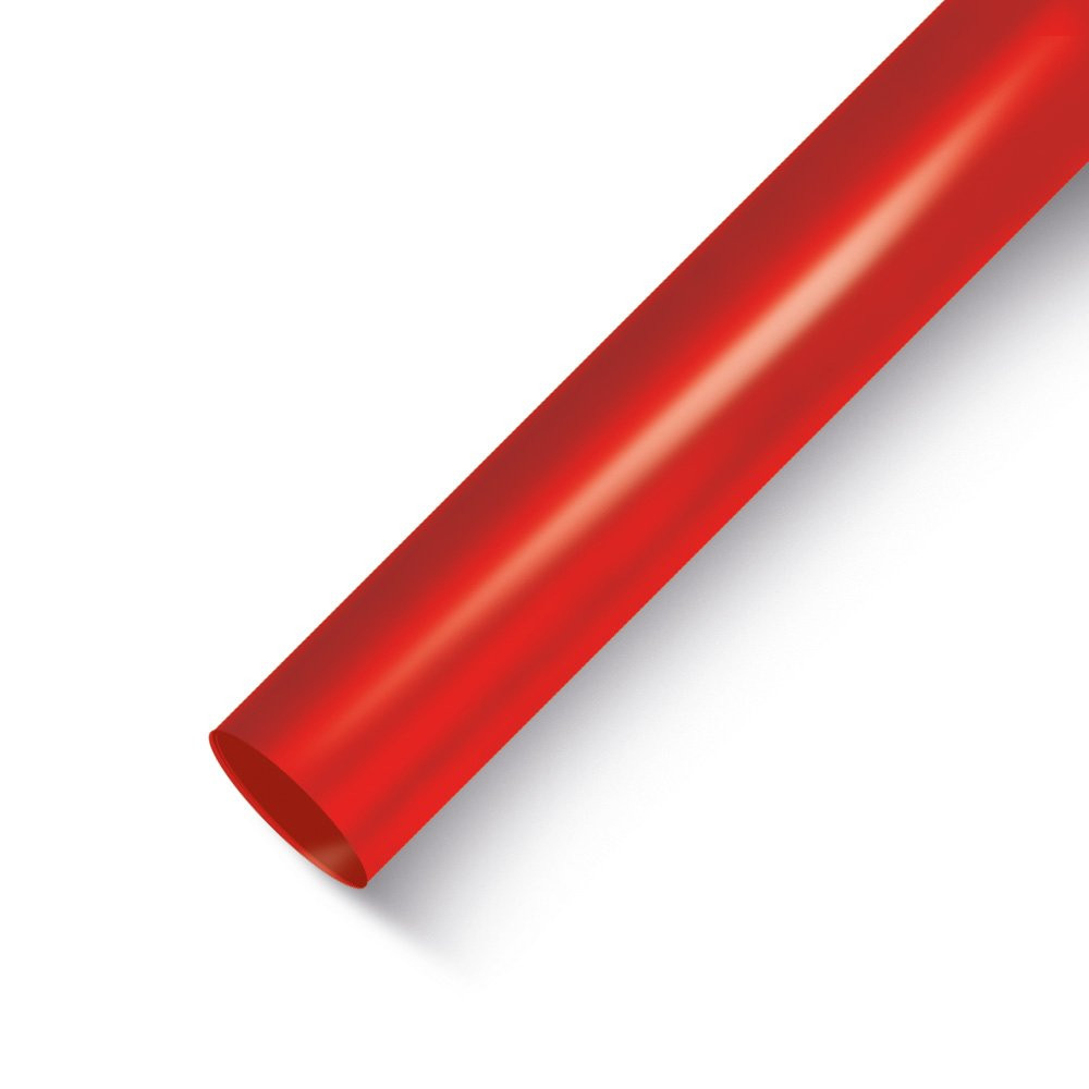 FOLHA POLI ESCOLAR VERMELHO 85X100 PT C/50 UN