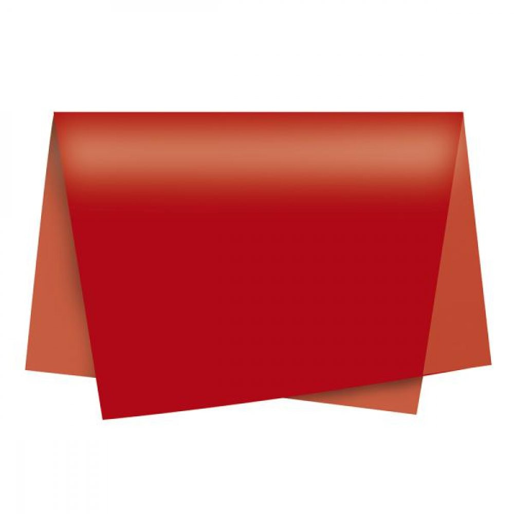 PAPEL SEDA VERMELHO 49X69 PT C/100 UN