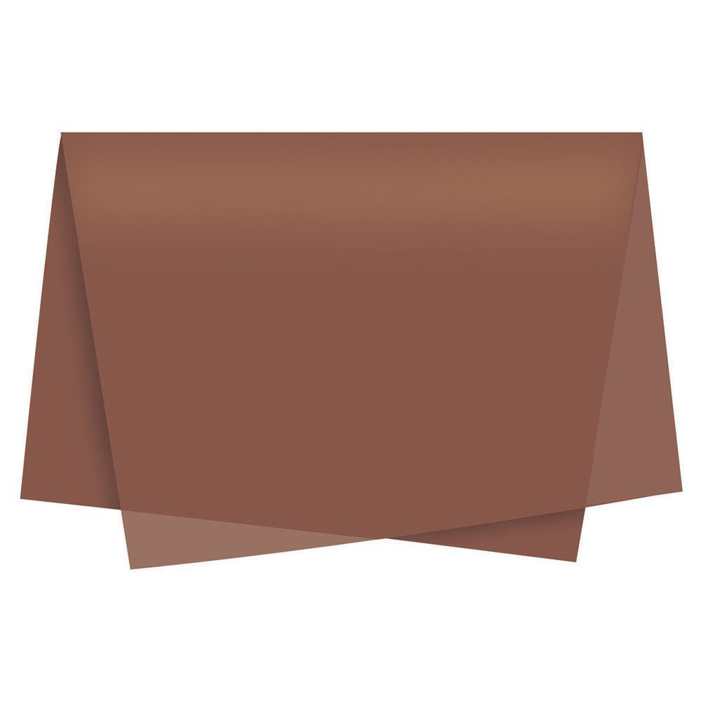 PAPEL SEDA MARROM 49X69 PT C/50 UN