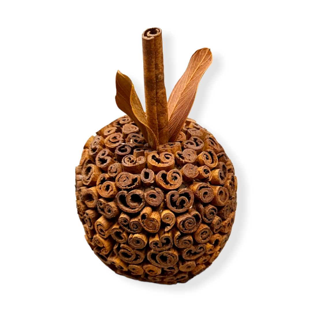 FRUTA  EM MADEIRA CANELA P/DECORACAO C/1 UN