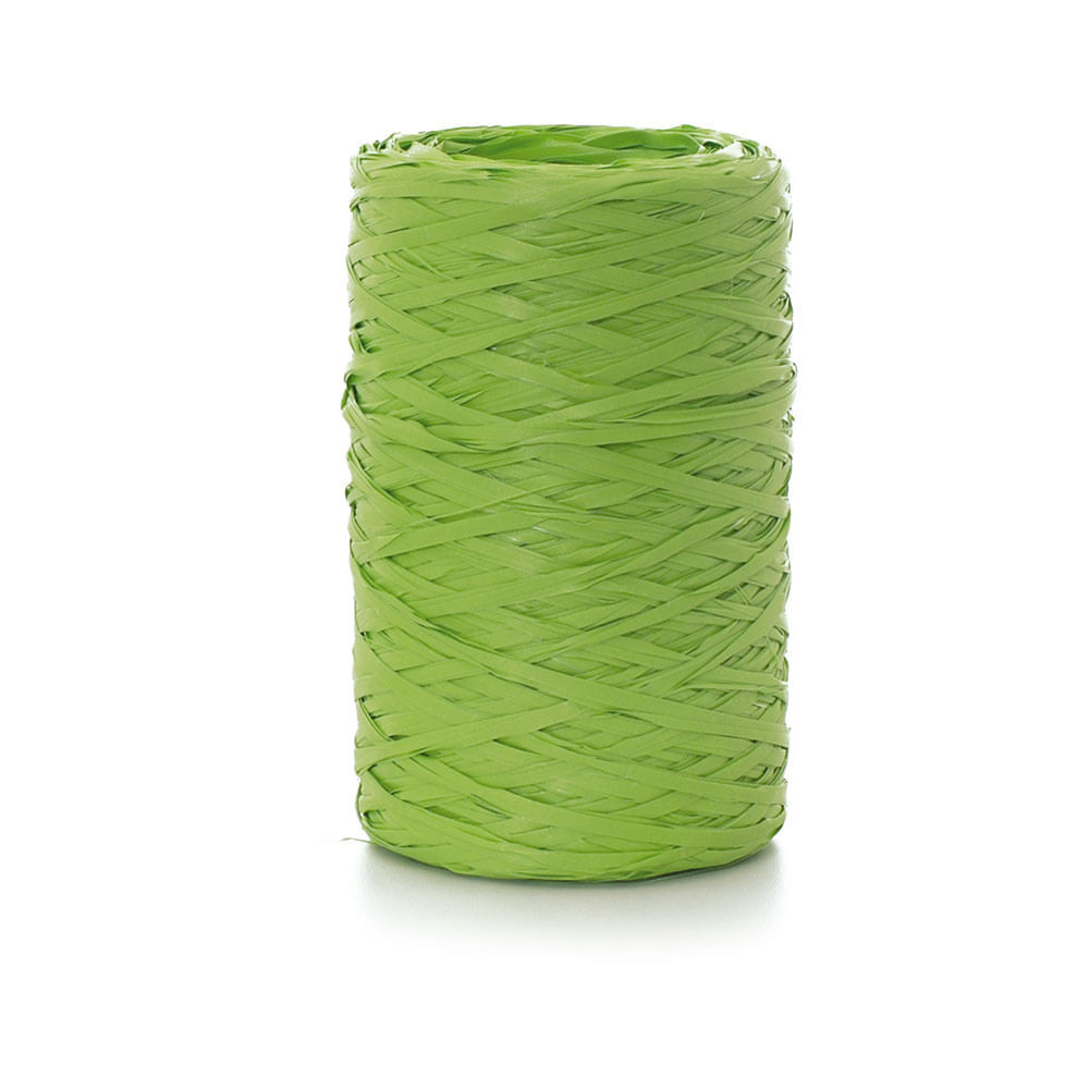 RAFIA SINTETICA VERDE MACA 50M C/1 UN