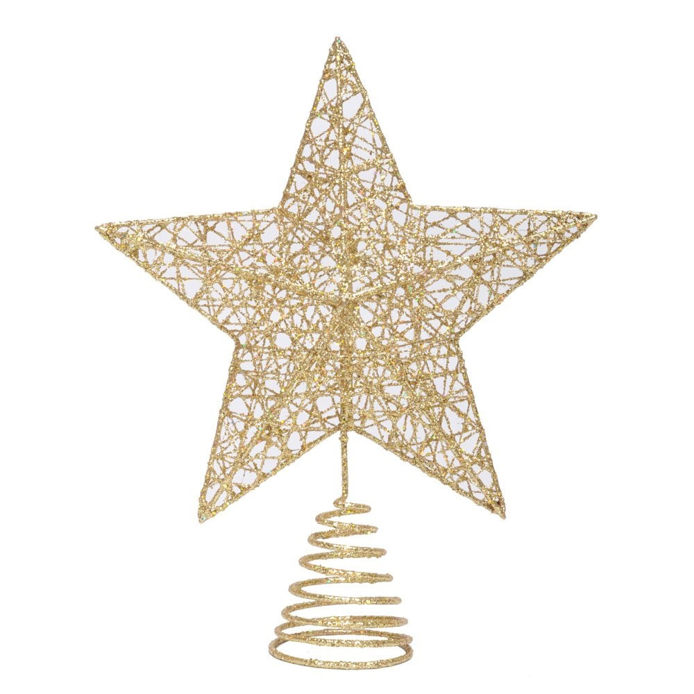 TOPO ARVORE ESTRELA TRABALHADA OUR M () C/1 UN