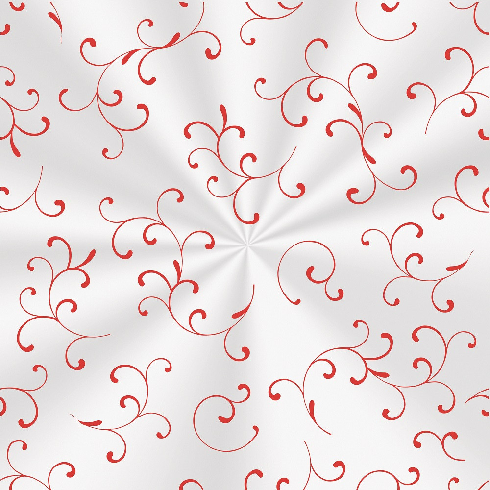 SACO TRANSP 60X75 ARABESCO VERMELHO PT C/25 UN