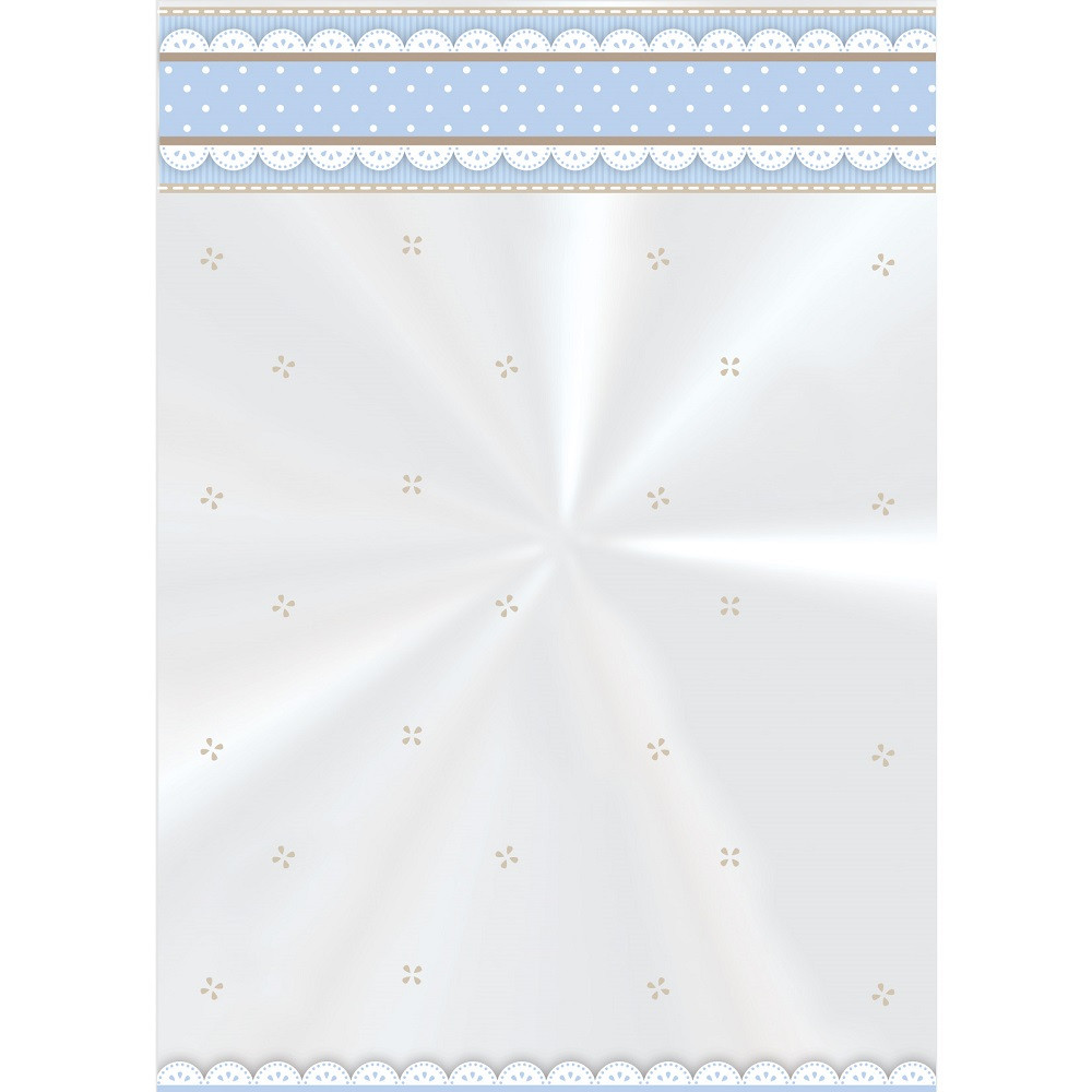 SACO TRANSP 15X22 CUTE AZUL REGIST PT C/50 UN