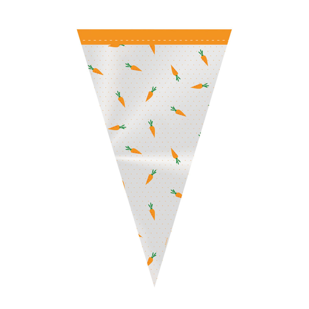 CONE HORA DA CENOURA 17,5X29,5 PT C/50 UN