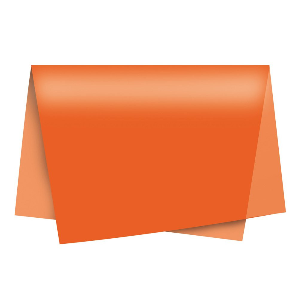 PAPEL SEDA LARANJA INTENSO 49X69 PT C/50 UN