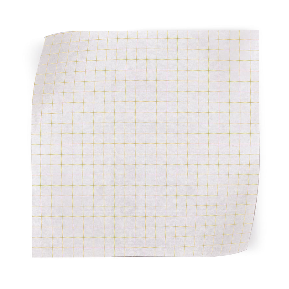 PAPEL MANTEIGA FOLHA GRID OURO 45X70 PT C/20 UN