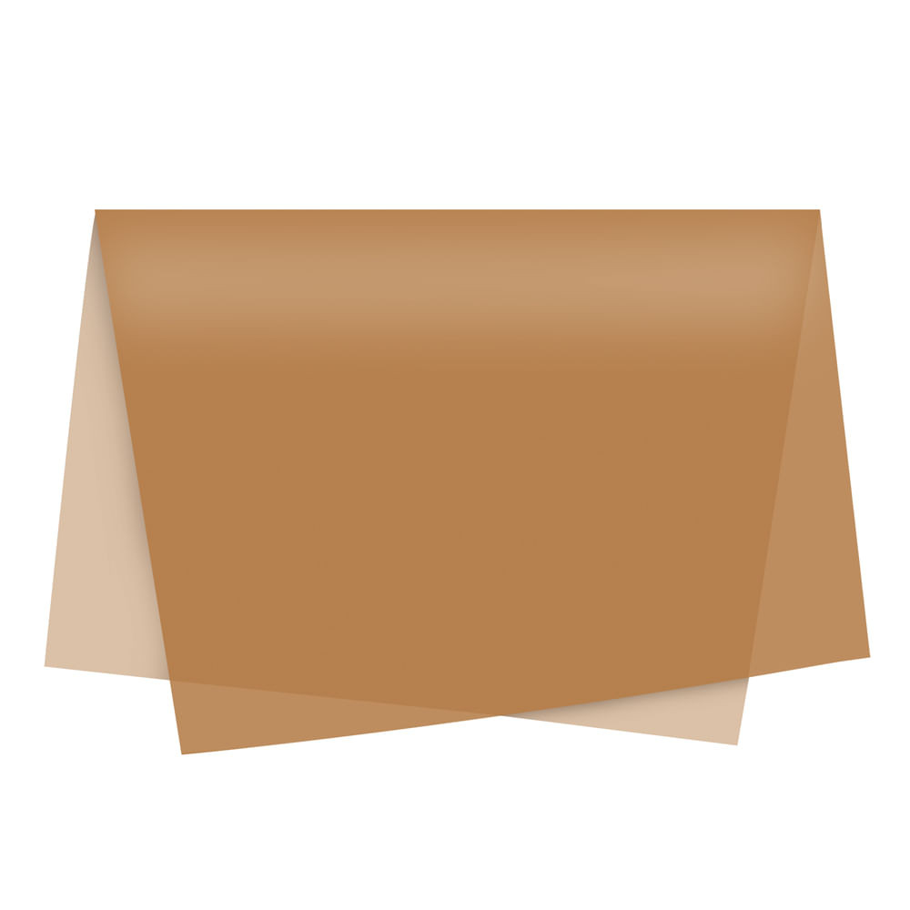 PAPEL SEDA LISO TOFFEE 49X69 PT C/100 UN
