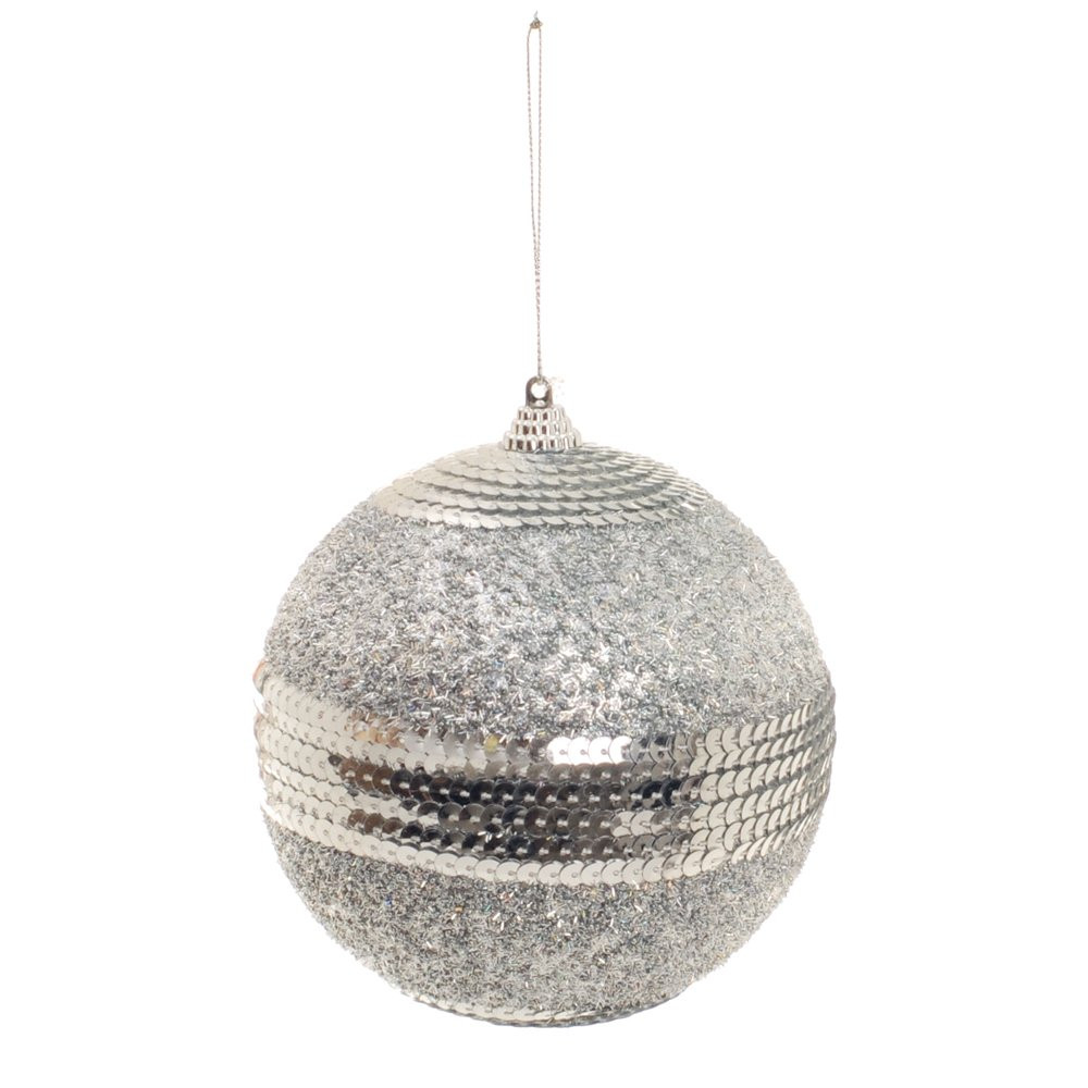 BOLA COM LANTEJOULA PRA 15CM (BOLAS) C/1 UN