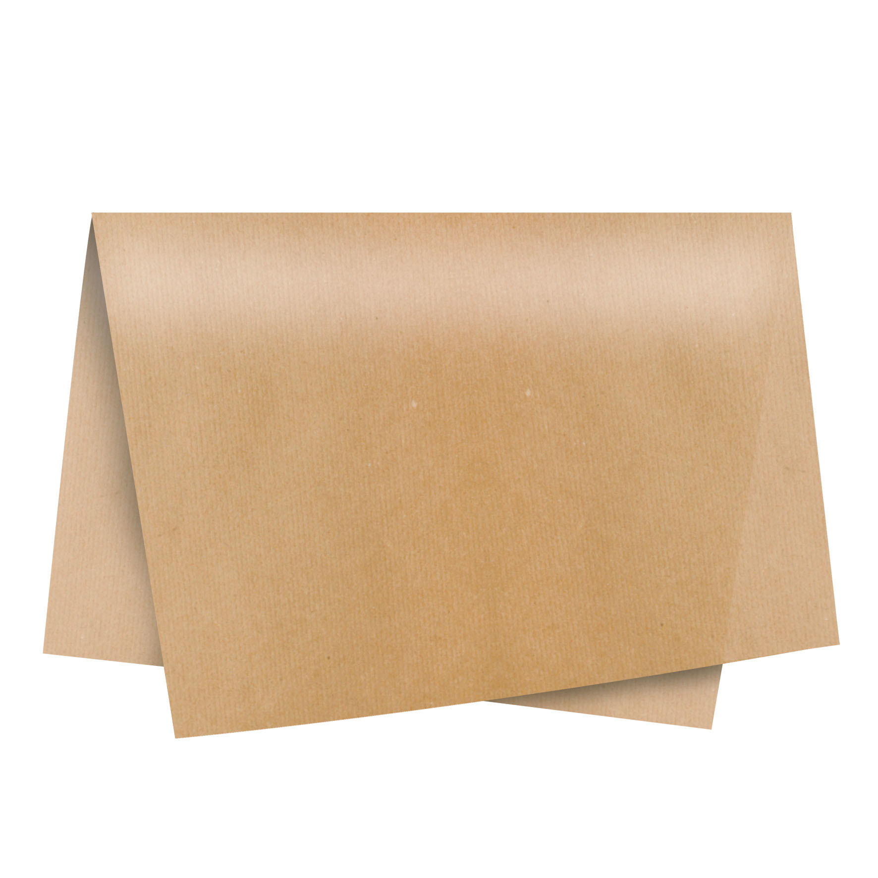 PAPEL KRAFT CANELADO MARFIM/NATURAL 59X80 PT C/50 UN