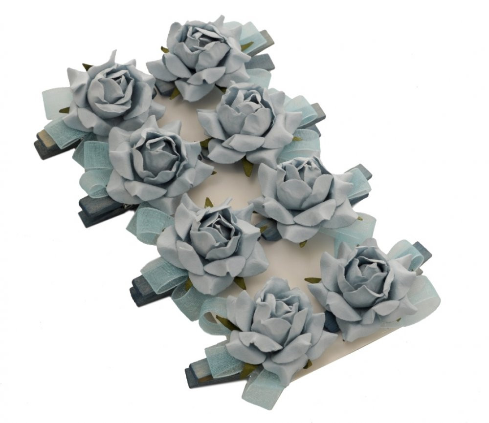 PRENDEDOR COLOMBIANAS AZC (PRENDEDORES FLORAIS) PT C/8 UN