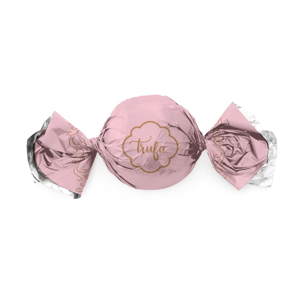 EMB ALUMINIO P/TRUFA TRENDS ROSA 14,5X15,5 PT C/75 UN