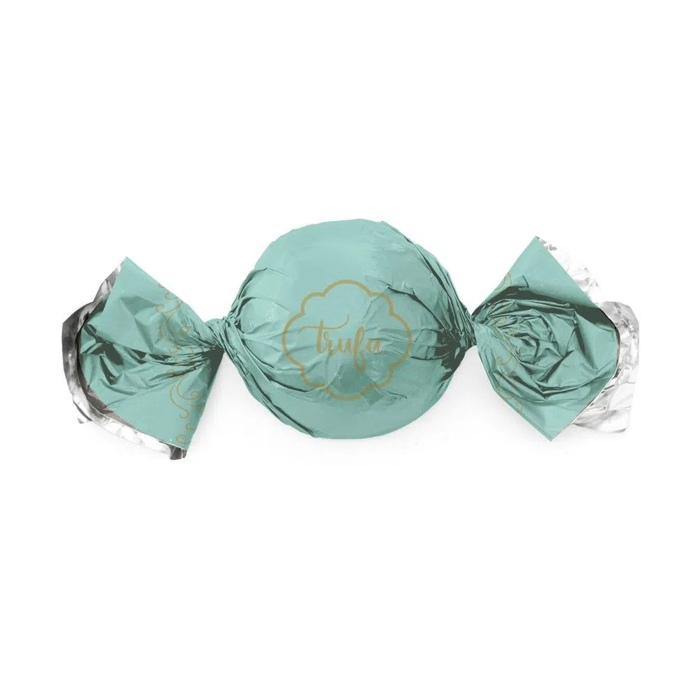 EMB ALUMINIO P/TRUFA TRENDS VERDE 14,5X15,5 PT C/75 UN