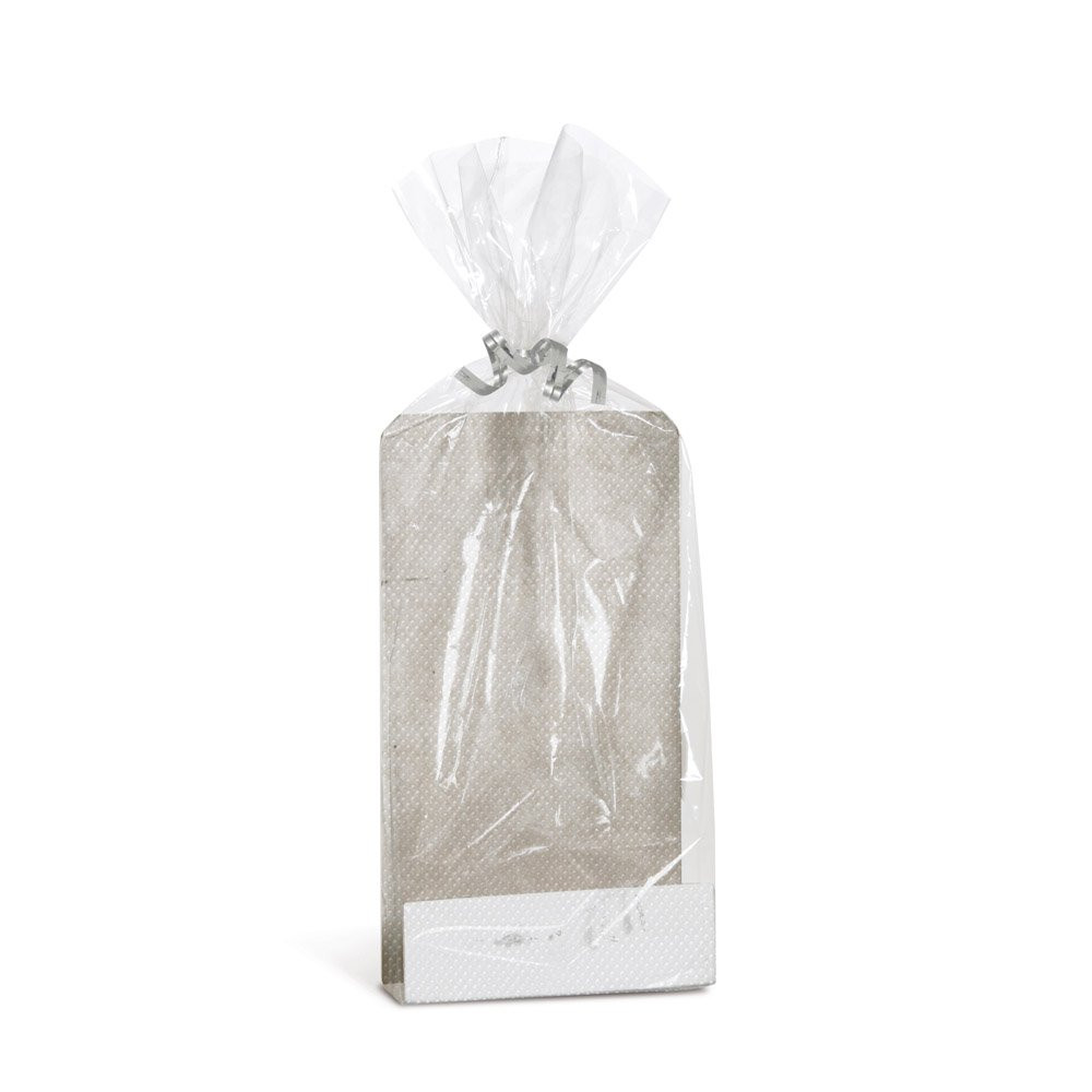 KIT CARTELA FUNDO RET CRISTALINO PRATA 7.5X3.5X15 KT C/10 PC