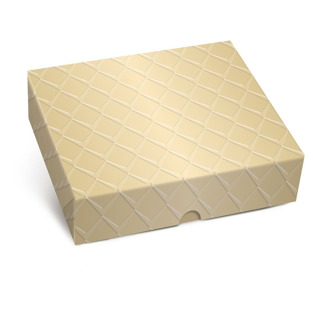 CX RET TAMPA/FUNDO NEW RELEVO OURO P 17X13,5X4,5 C/1 UN