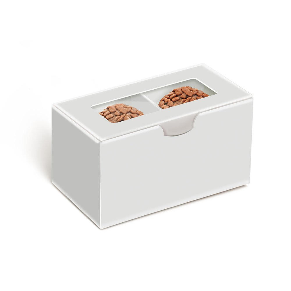 CX P/4 BRIGADEIROS BRANCO 8,5X8,5X4,5 PT C/1 UN