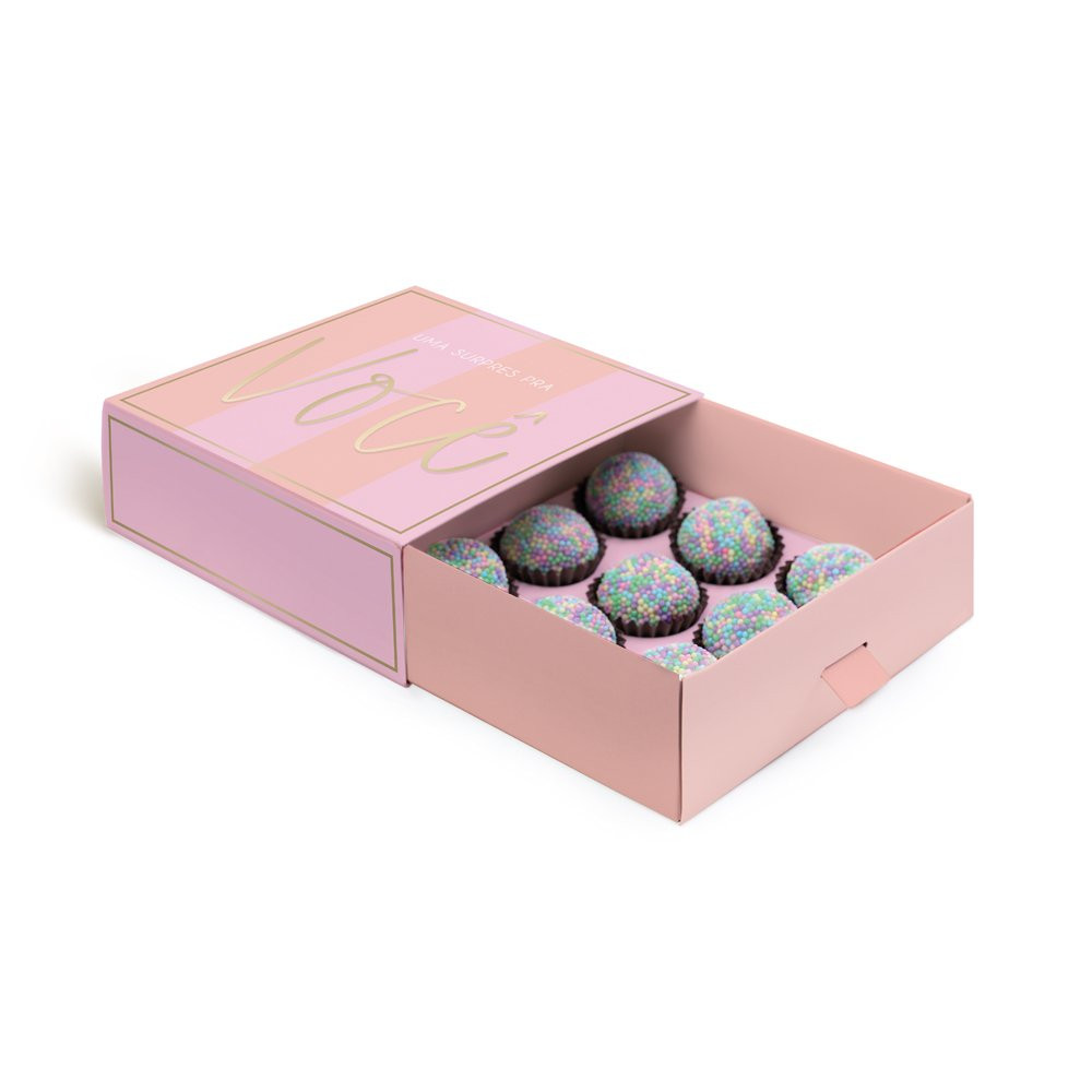 CX LUVA C/PUXAD P/9 DOC CANDY ROSA 13X13X4,5 C/1 UN