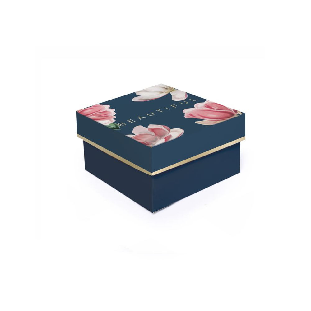 MINI CX QUADRADA PRETTY MAGNOLIA P 6,5X6,5X3,5 C/1 UN