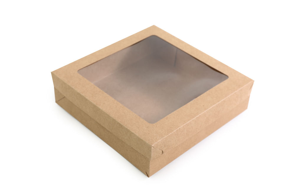CX QUADRADA C/VISOR KRAFT G 26X26X8 C/1 UN