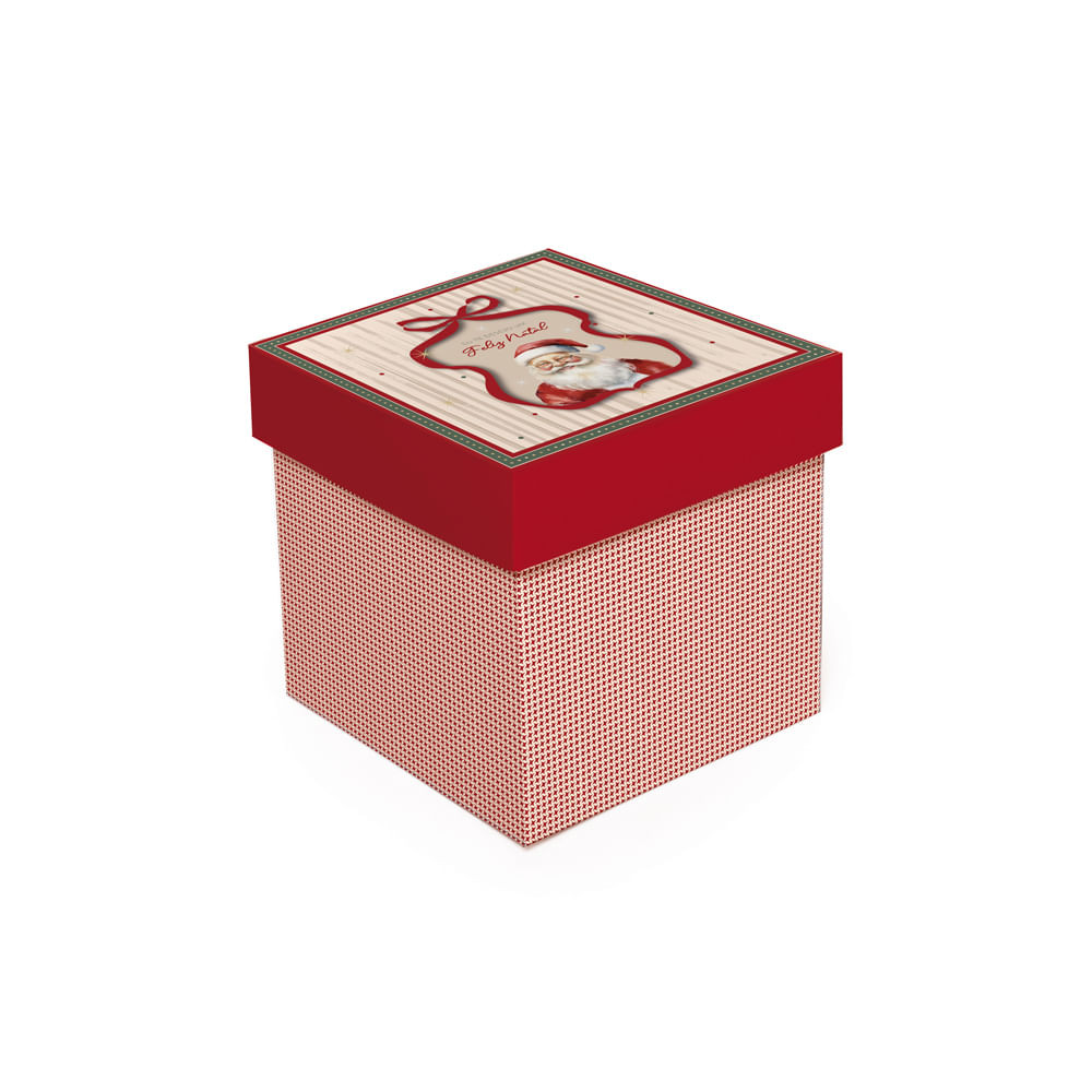 CX CUBO CHARM NATALINO P 13X13X13 C/1 UN