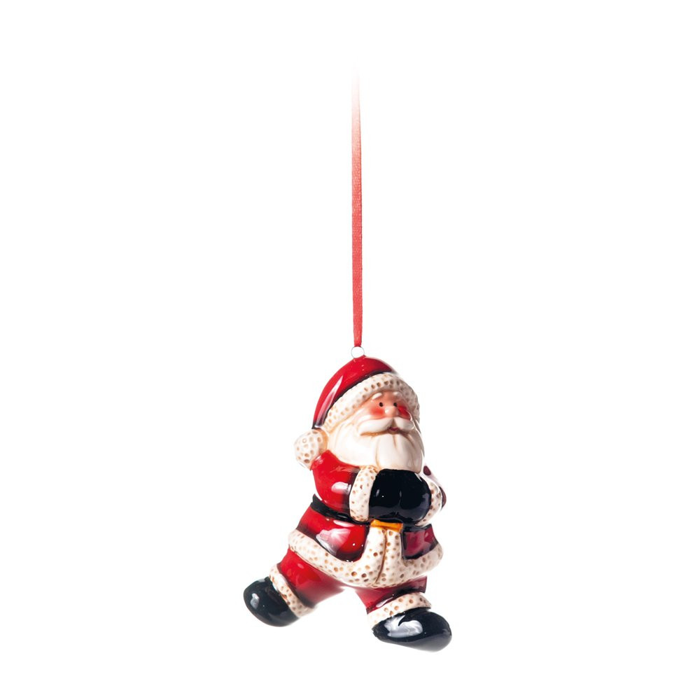 ENFEITE PAPAI NOEL VRM (MINI ENF EM CERAMICA) C/1 UN