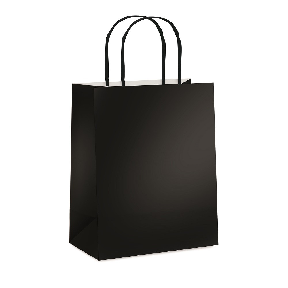 SACOLA LAM PRETO METAL FOSCO G 32X26,5X13 C/1 UN