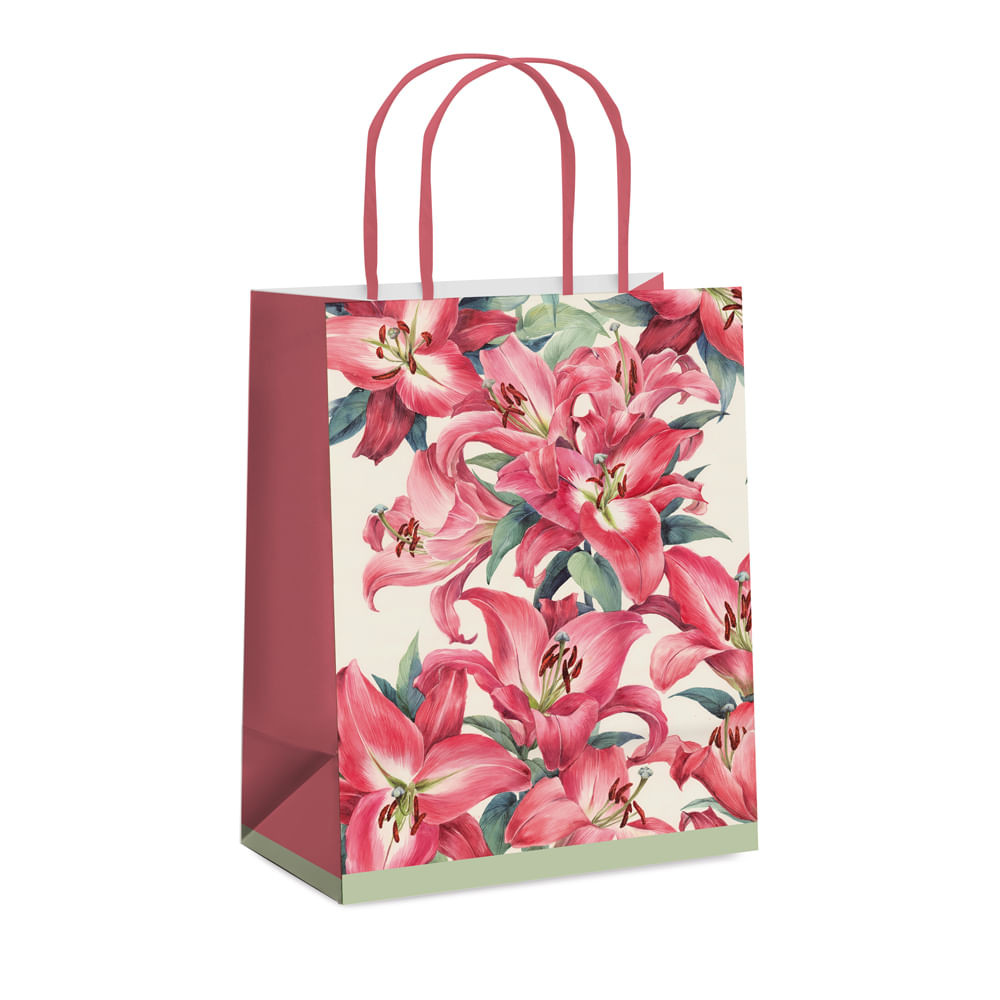 SACOLA PAPEL RUBY G 32X26,5X13 C/1 UN