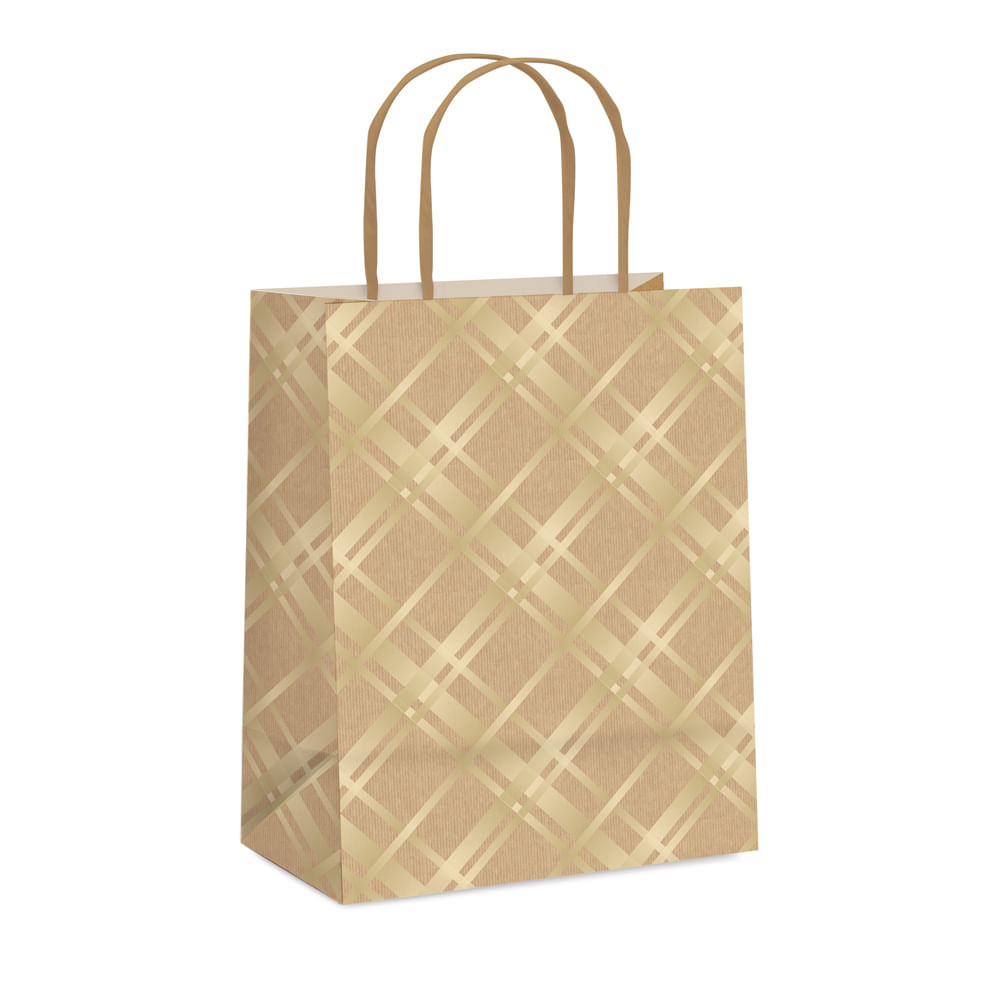 SACOLA PAPEL MEET OURO G 32X26,5X13 C/1 UN CFSC