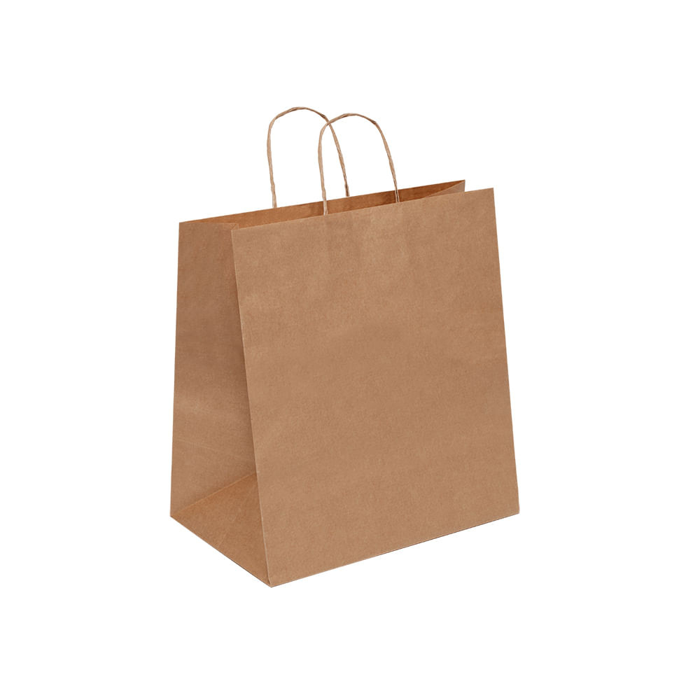 SACOLA PAPEL KRAFT DELIVERY GG 41X35X21 - PT C/50 UN