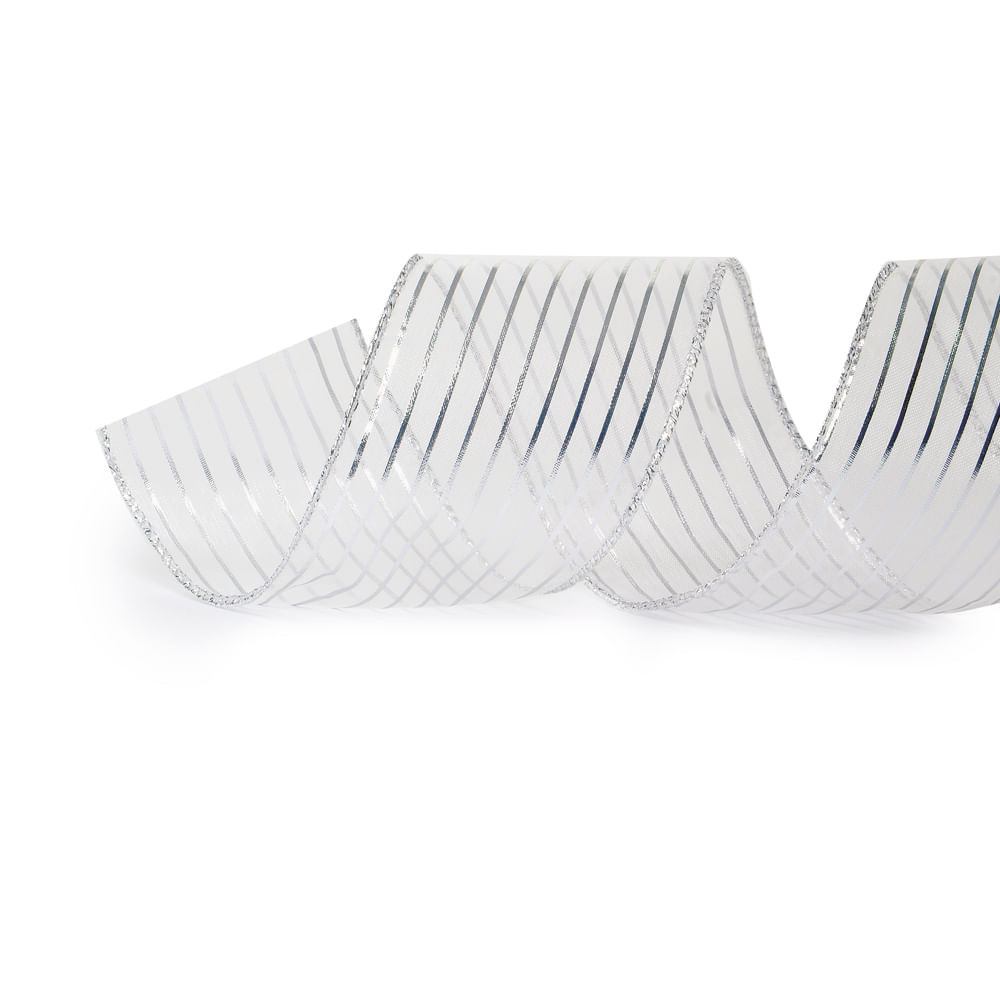 FITA VOAL LISTRAS PRA 6,3CM (FITAS NATALINAS) C/1 UN