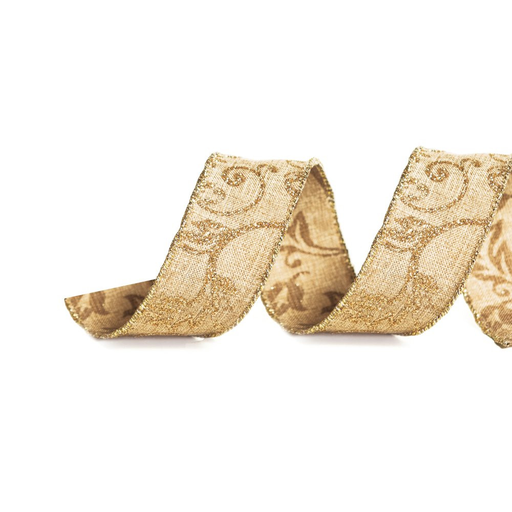 FITA FOLHAS NATURAL/NDE 3,8CM (FITAS NATALINAS) C/1 UN