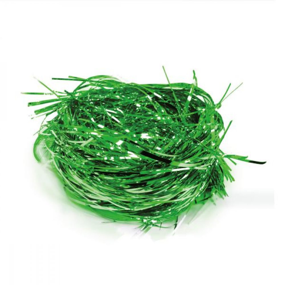 PALHA METALIZADA FINA VERDE C/100G C/1 UN