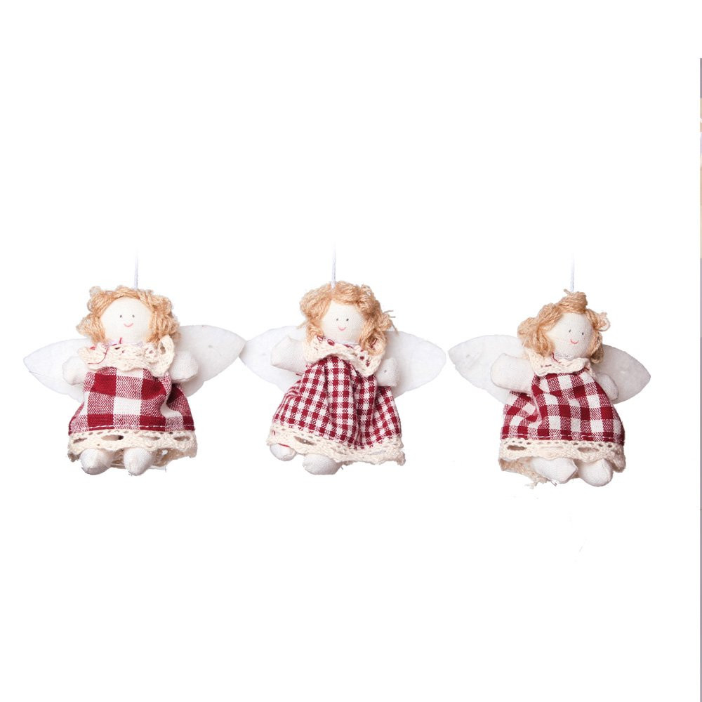 MINI ANJINHOS XADREZ PARA PENDURAR VRM/BRA (MINI BOX) C/1 UN