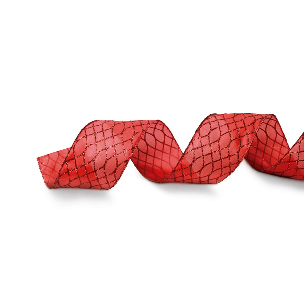 FITA ONDAS VRM 3,8CM (FITAS NATALINAS) C/1 UN
