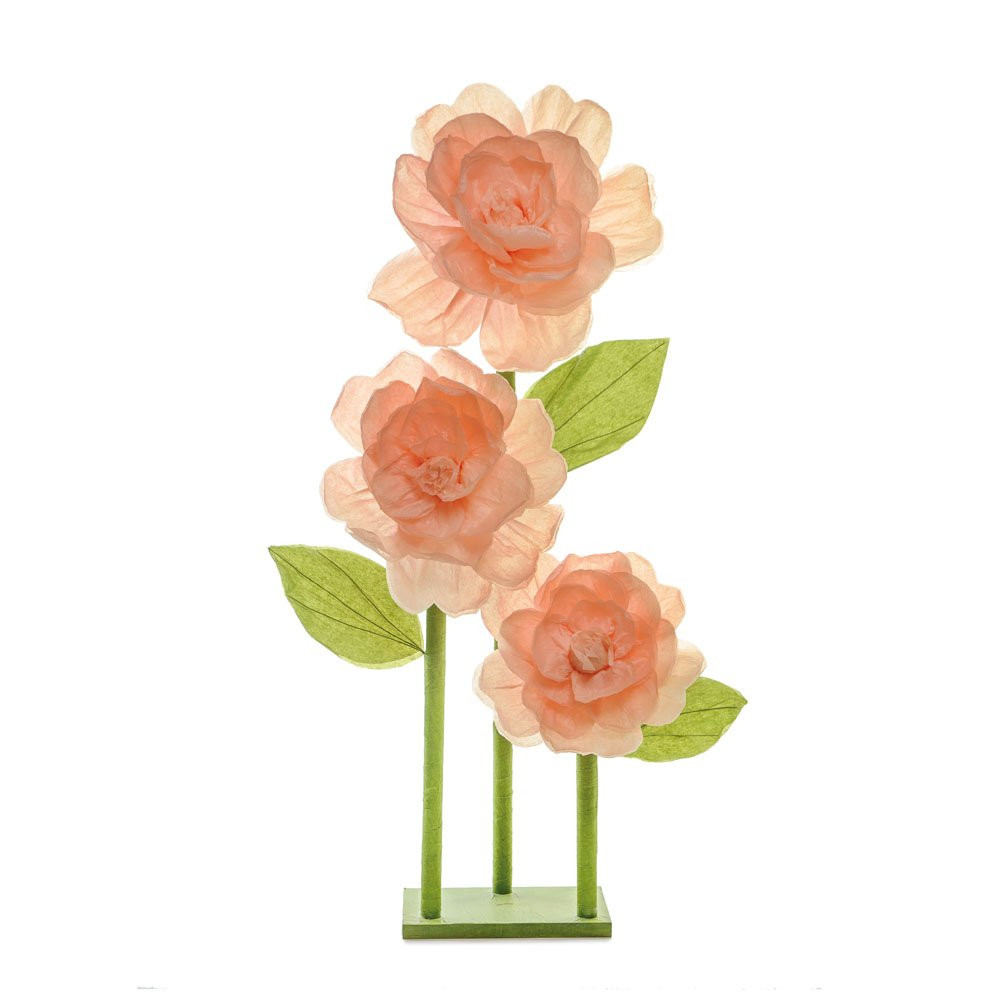 3 FLORES EM PEDESTAL SAL TAMP (FLEUR) C/1 UN