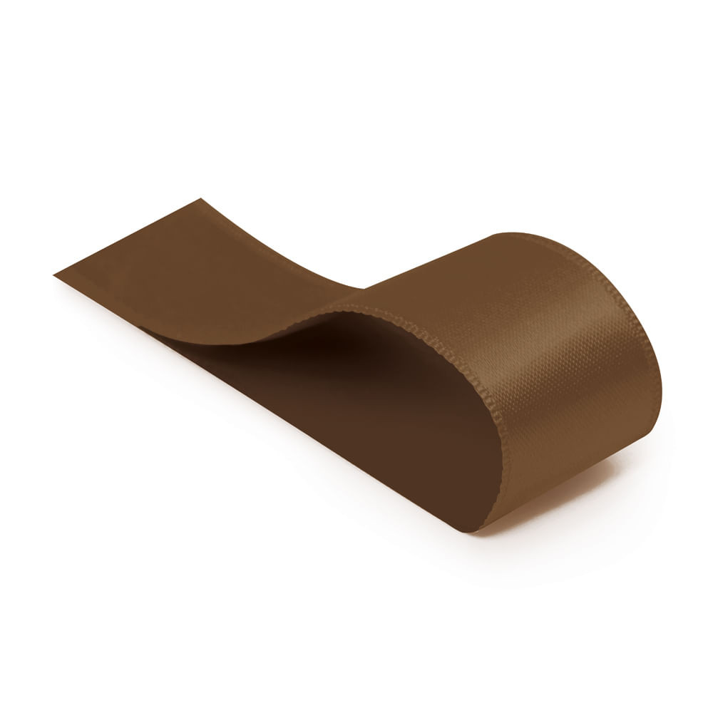 FITA CETIM LISO CAPUCCINO 38MMX10M C/1 UN