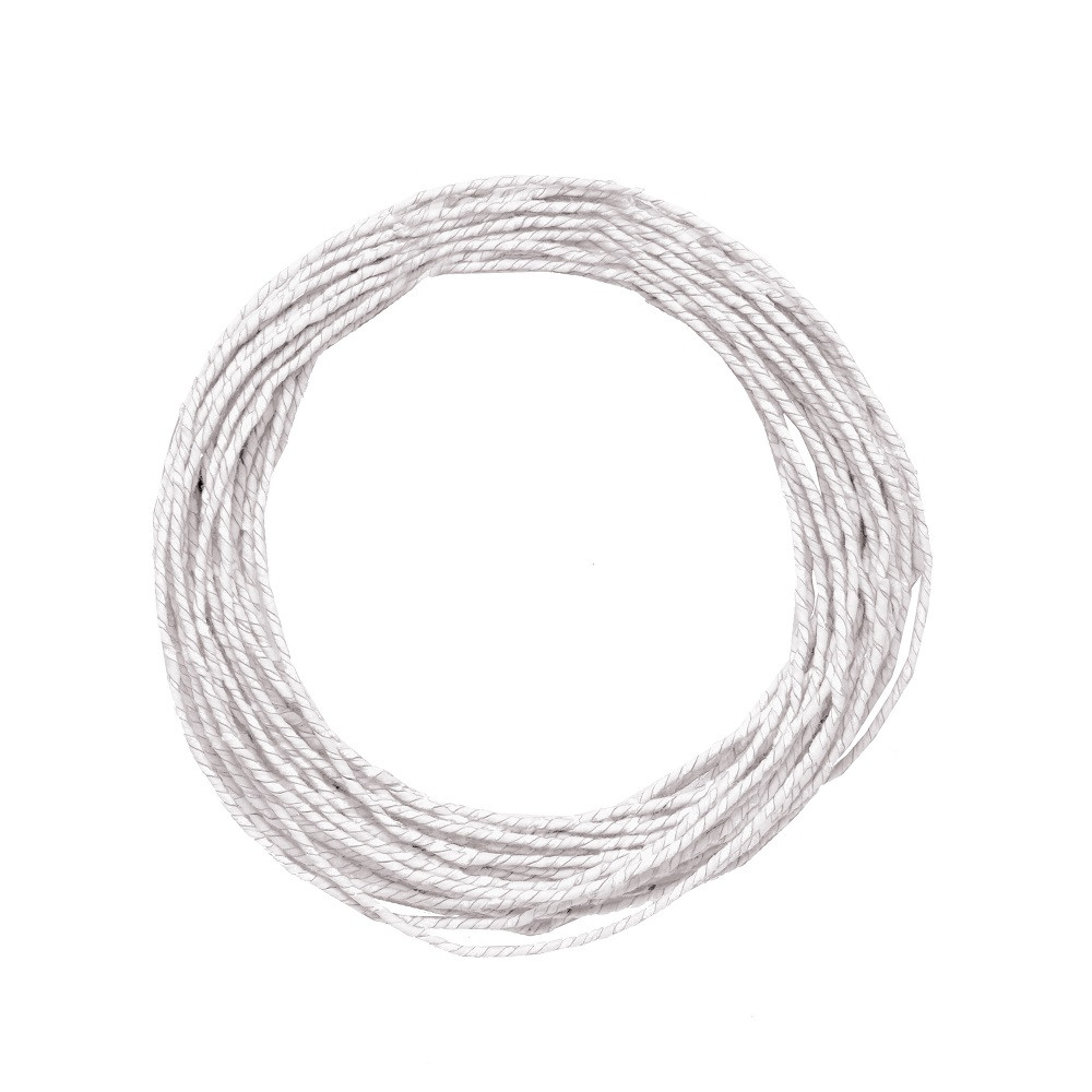 FIO DE PAPEL DECORATIVO BRANCO 10M C/1 UN
