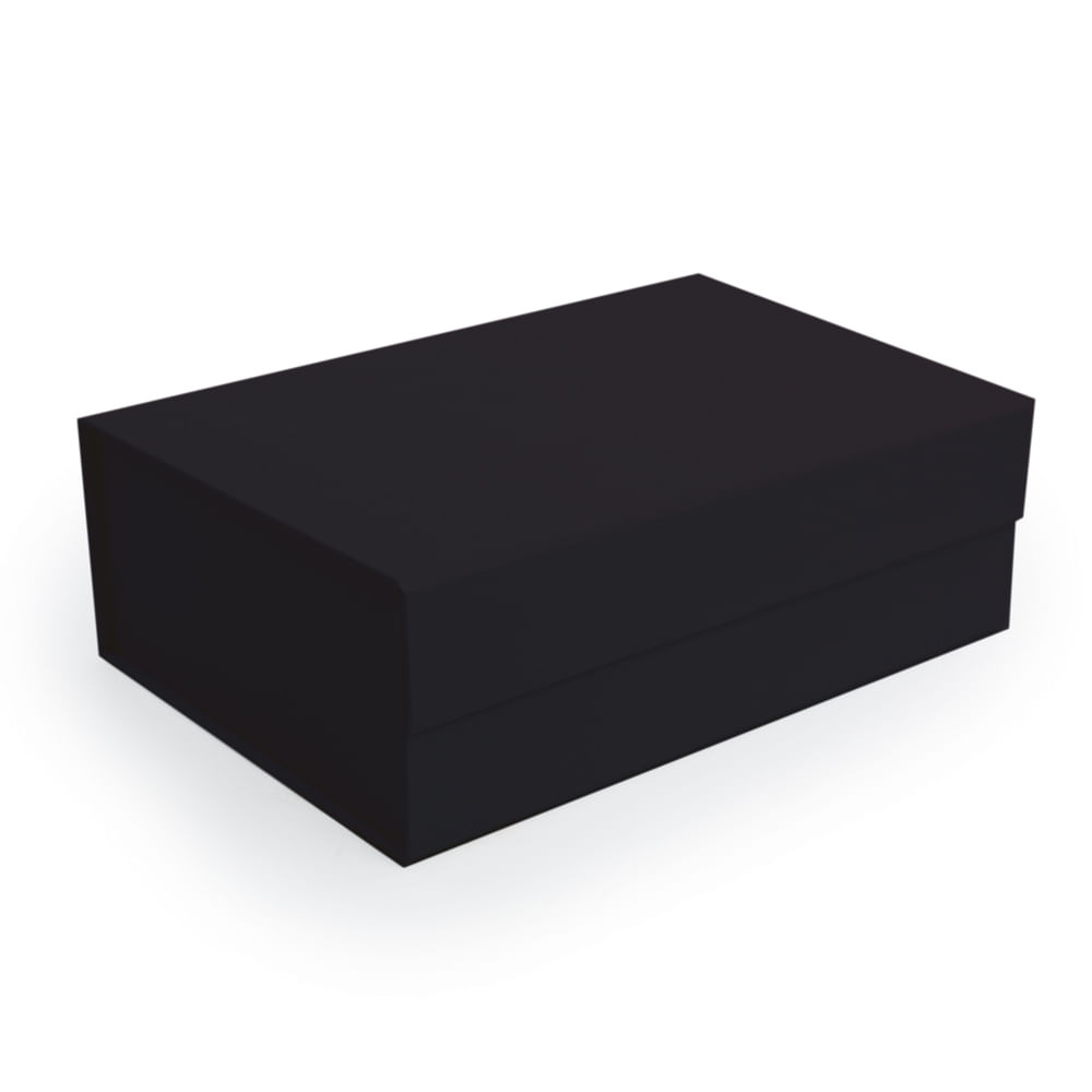 CX RIGIDA DOBRAVEL RET C/IMA PRETO GG - 38X28X11CM C/1 UN