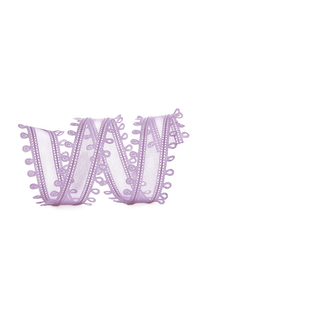 FITA DEC ARAM ORGANZA BIBELO LILAS 27MMX10M C/1 UN