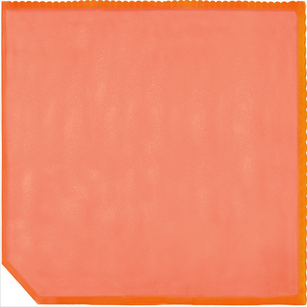 EXPRESS TECIDO C/BORDADO LARANJA 35X35 PT C/10 UN