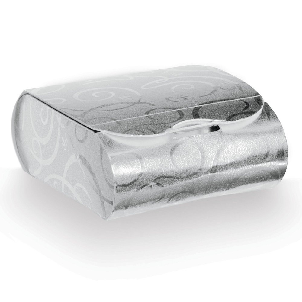 CX BEM CASADO REQUINTE GLAMOUR PRATA 9X6,5X3 PT C/1 UN