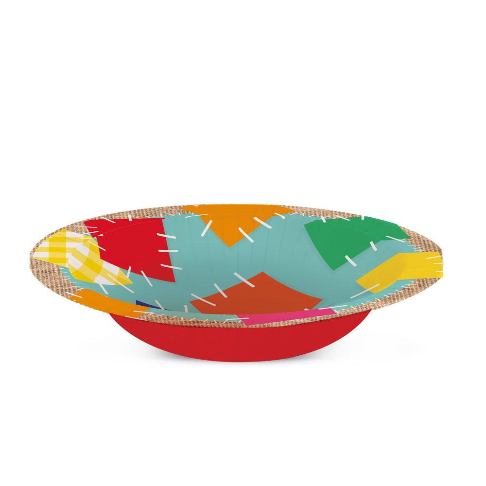 PRATO PETISQUEIRA LAMINADO ARRAIA 2 - 18CM PT C/8 UN