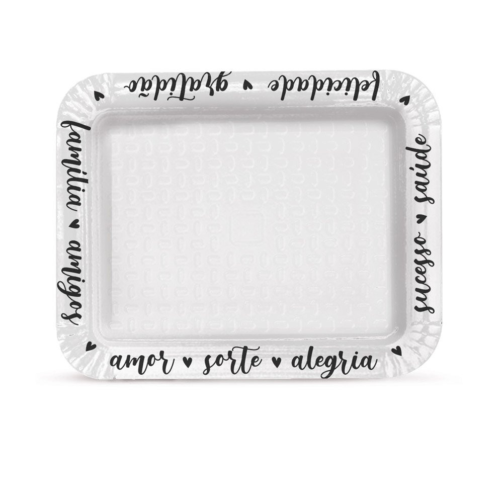 BANDEJA LAMINADA R5 GRATIDAO BRANCO C/1 UN
