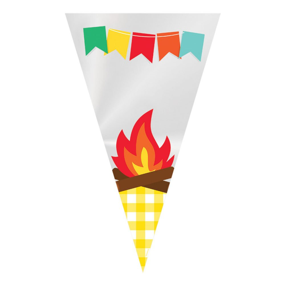 CONE ARRAIA 2 - 18X30 PT C/50 UN