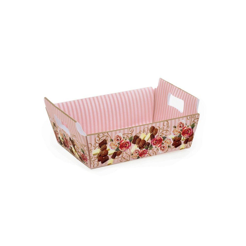 CESTA DE CARTAO LARA MINI 10X7X4 PT C/1 UN