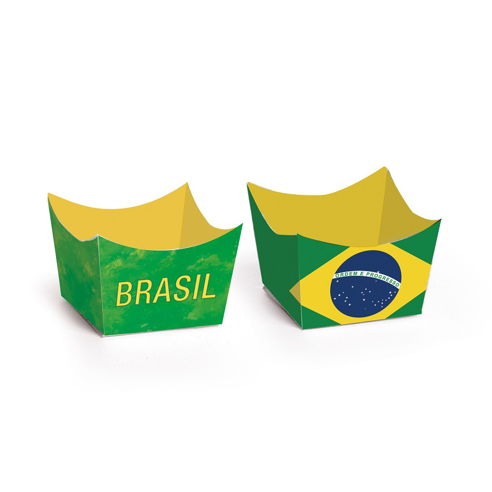 FORMINHA P/DOCE CACHEPOT COMPOSE VAI BRASIL PT C/24 UN